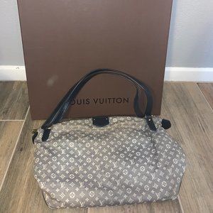 Louis Vuitton Grey Denim Monogram Purse